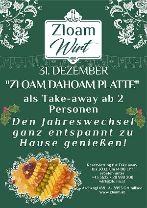 Plakat-Zloam-Dahoam-Platte-beim-Zloam-Wirt-